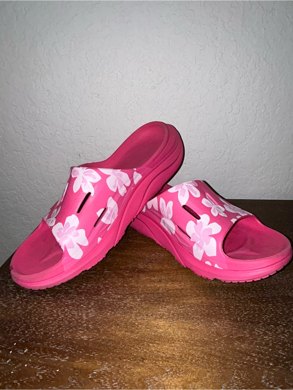 Hoka Vibrant Bloom Ora 3 Slip On Slide Sandal Shoes